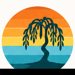 Apothecary willow emblem