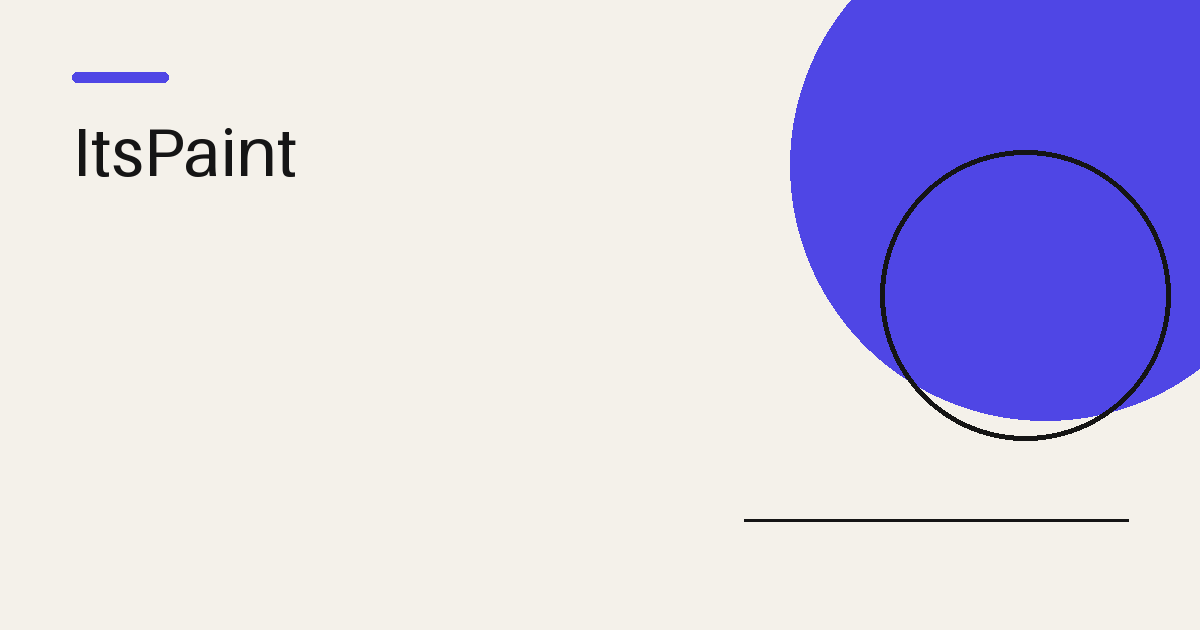 ItsPaint: free, open-source, native paint + screenshot markup for macOS. No account, no telemetry. logo